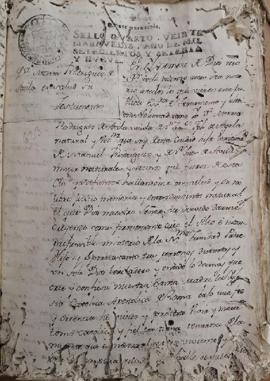 Testamento de María Rodríguez Ávila, mujer de Francisco José de Ayala. Archivo Histórico Provinci...
