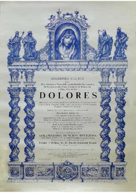 Convocatoria Triduo Ntra. Sra. de los Dolores y Solemne función imposición de la Corona.
