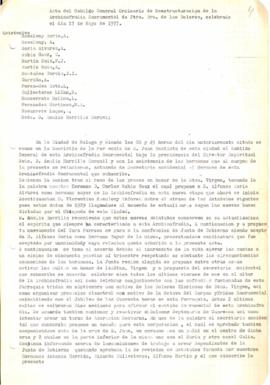 Libro de Actas de Juntas y Cabildos. 1977-1978