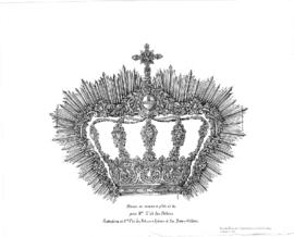 Boceto corona de plata de ley