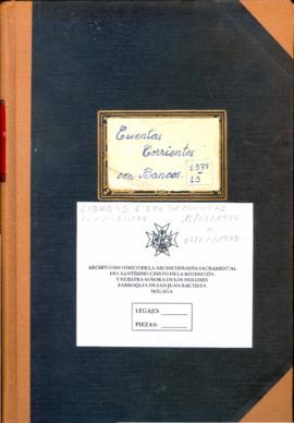 Libro de Cuentas Corrientes. 1977-1978