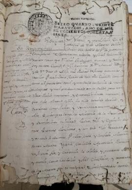 Testamento de Luis Rodríguez. Archivo Histórico Provincial de Málaga. Legajo 3162, folios 205-210...