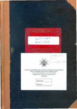 Libro de Actas de Juntas y Cabildos. 1978-1983