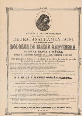 Convocatoria del Septenario de 1891