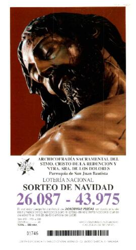 Participación de Sorteo de Navidad 2000