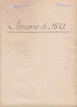 Lista de suscriptores del Septenario de 1871.