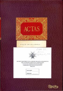 Libro de Actas de Cabildos. 1986-1999