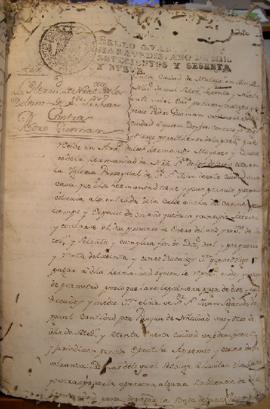 Contrato de arrendamiento de la Casa de Calle Ancha del Perchel a favor de Pedro Guzmán. Archivo ...