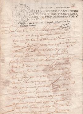 Copia de la escritura de entrega de 300 libras de cera blanca a Don Juan Sánchez