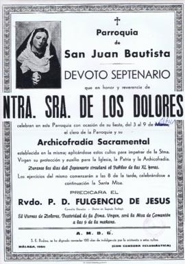 Convocatoria del Septenario de 1965