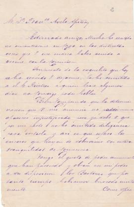 Carta a D. Francisco Abela Spitery
