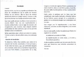 Directorio Litúrgico de la bendición tras la restauración de la capilla