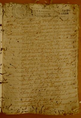 Copia de la Escritura de compra de un corral a Don Pedro Diaz de Aranda, por parte de los Mayordo...