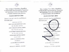 Papeleta de elecciones 2006