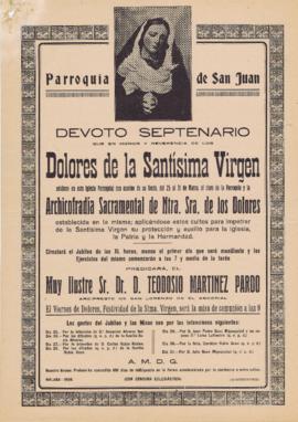 Convocatoria del Septenario de 1950